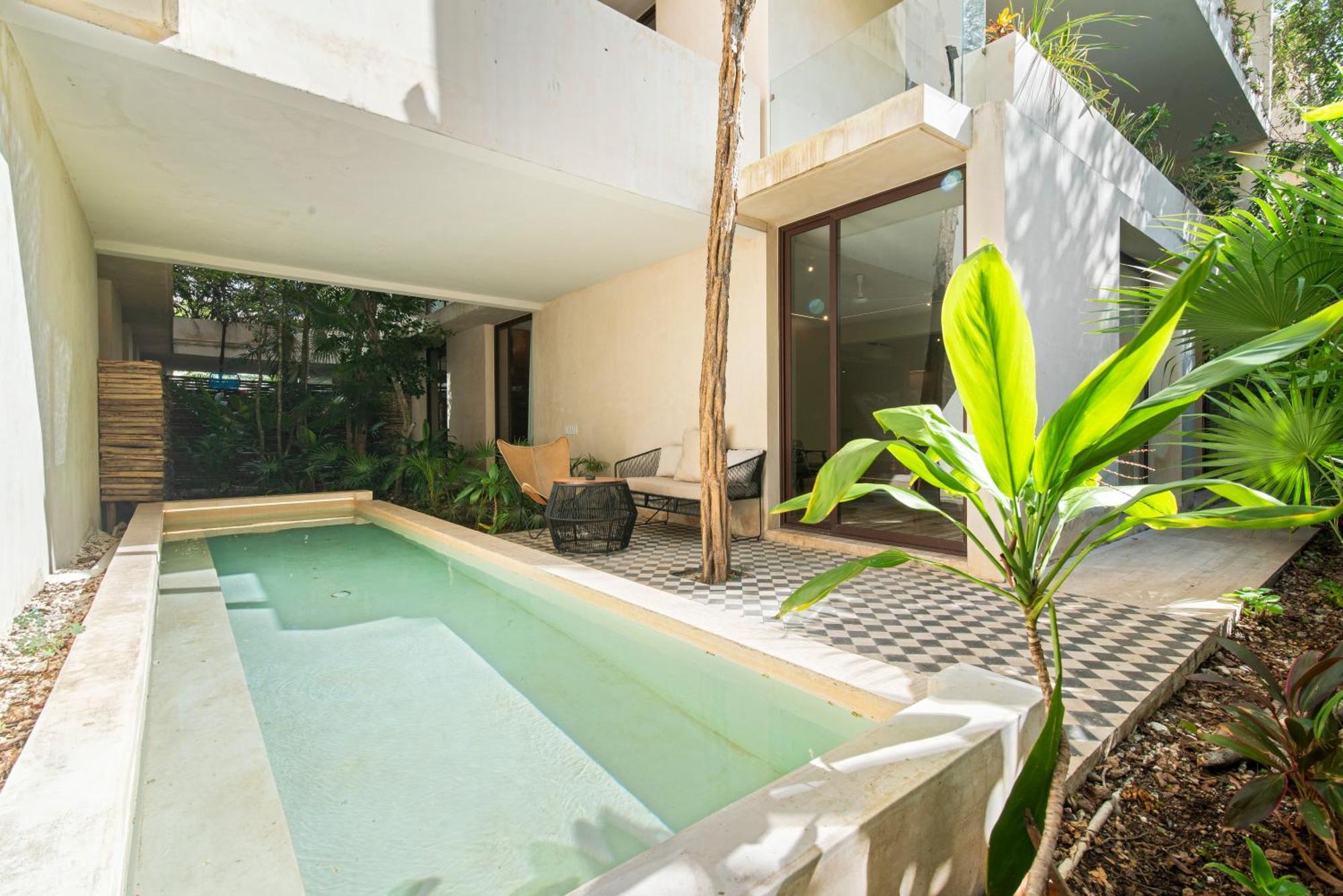 102-104 Amazing Private Pool And Fully Equipped Apartment Tulum Dış mekan fotoğraf